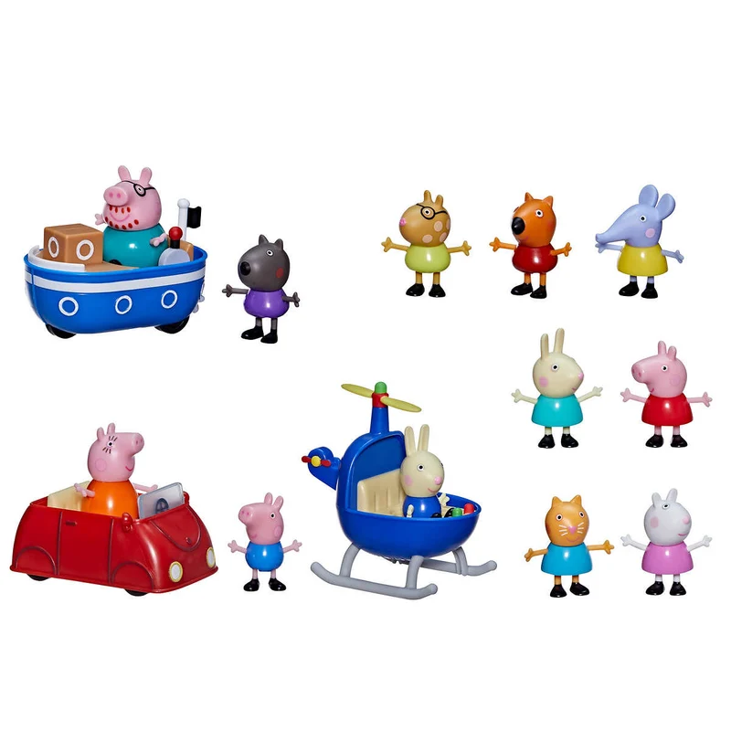 HASBRO - Ensemble de Jouets Peppa Pig En Voyage avec Peppa!