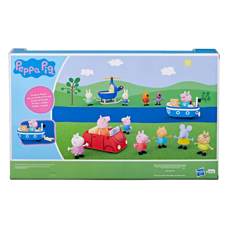 HASBRO - Ensemble de Jouets Peppa Pig En Voyage avec Peppa!