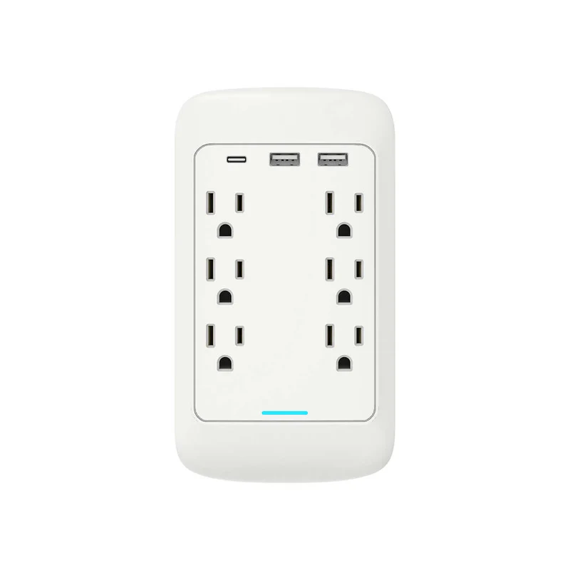 CHARGING ESSENTIALS - Ensemble de 2 Prises Murales à Ports USB A et C