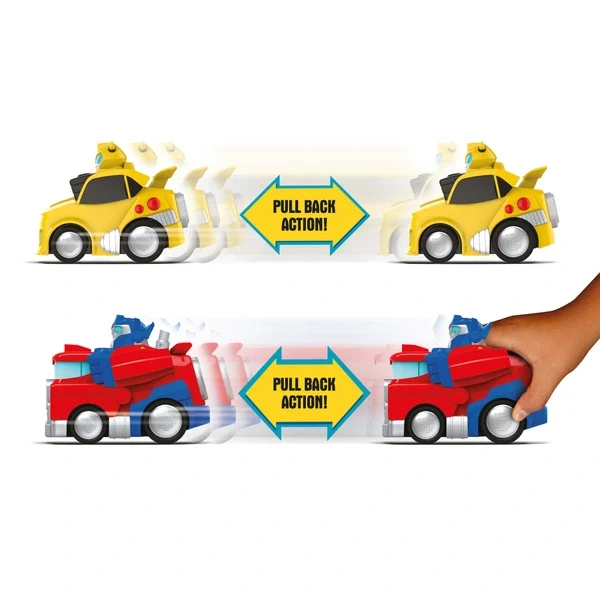 HASBRO - Ensemble de 6 Véhicules à Traction Transformers Rescue Bots Academy