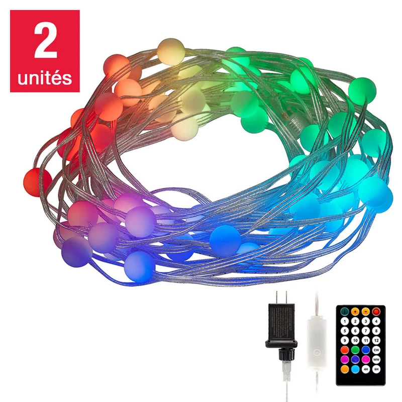 BY JASCO - Lumières à Bulles à DEL à Couleurs Variables UltraPro Elite