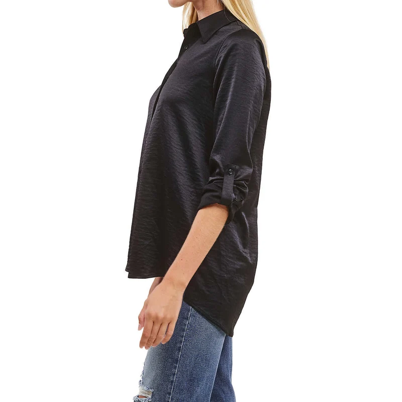 CRISTINA B - Chemise à Manches Roulées pour Femme