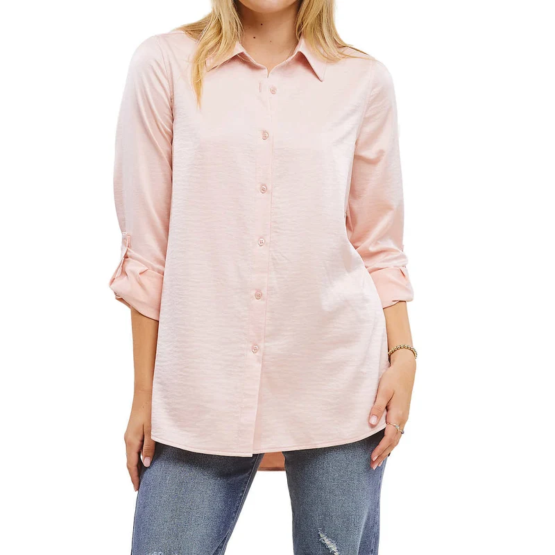 CRISTINA B - Chemise à Manches Roulées pour Femme