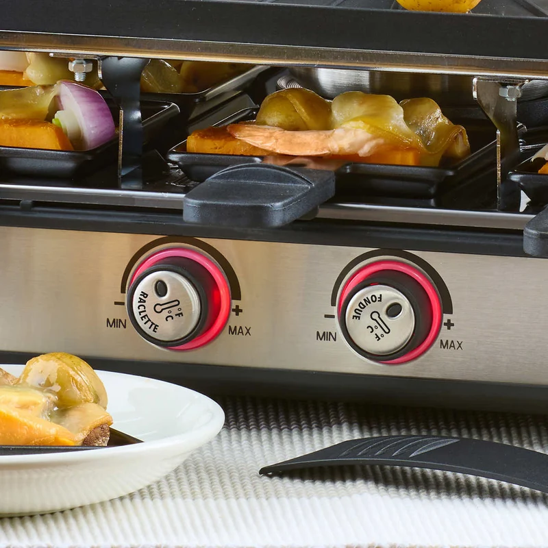 TRUDEAU - Ensemble de 30 Pièces pour Raclette et Fondue