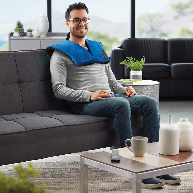 HOMEDICS - Cape Lestée Réconfortante avec Vibration et Chaleur