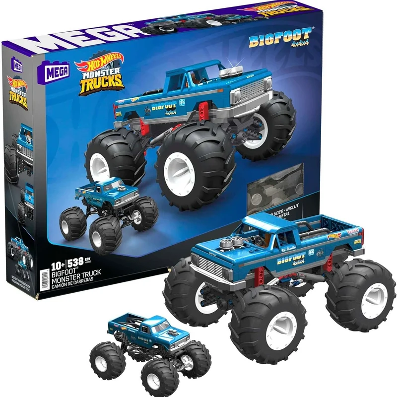MEGA - Camion BigFoot 4x4x4 Hot Wheels Monster Trucks