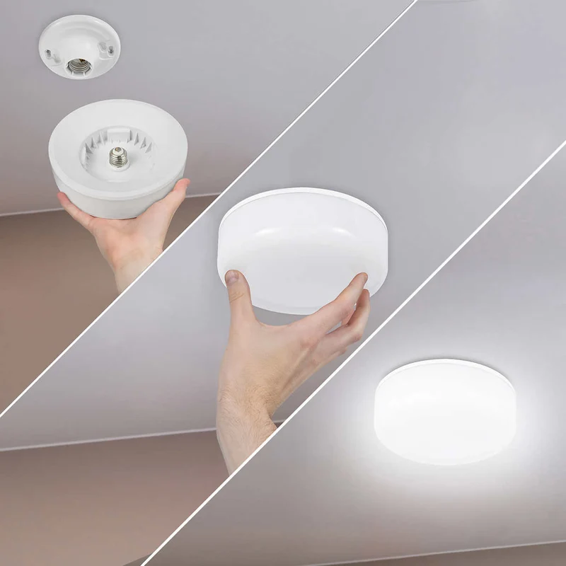 LUMINUS LED - Paquet de 2 Ampoules Plafonnier 8 Po