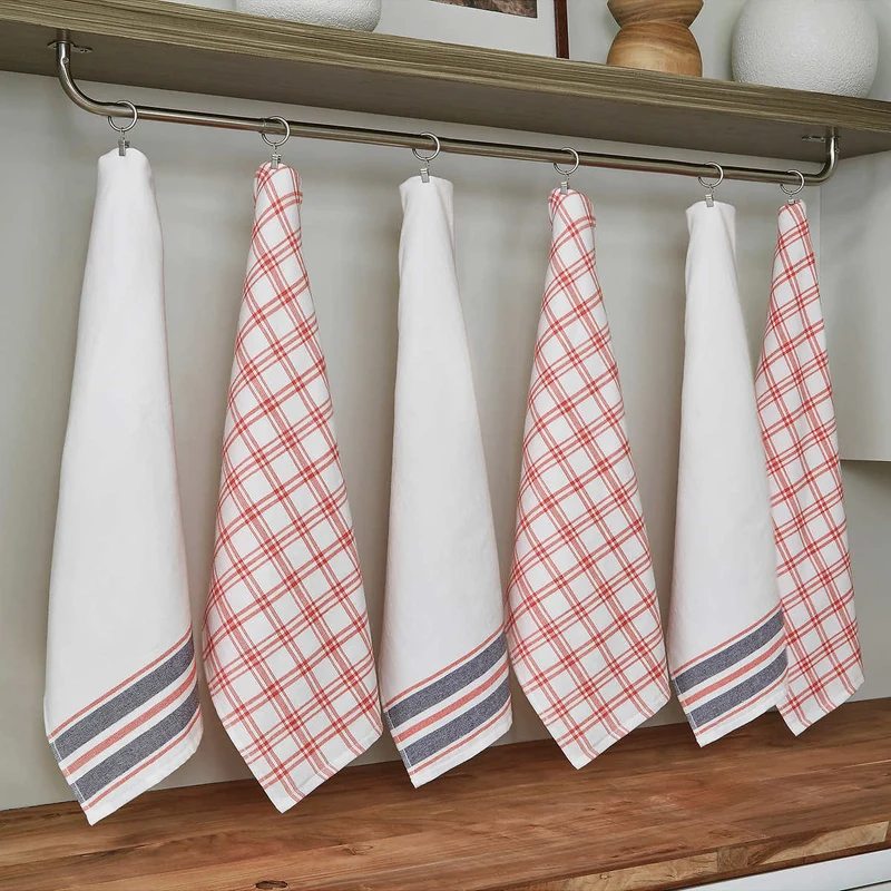 NAUTICA HOME - Ensemble de 6 Serviettes de Cuisine