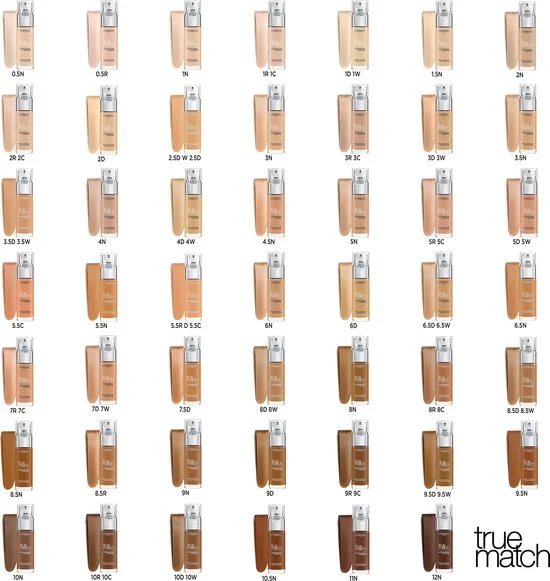 L’Oréal Paris True Match Foundation - 2.C Rose - Natuurlijk Dekkend - 1 x 30 ml - Voordeelverpakking