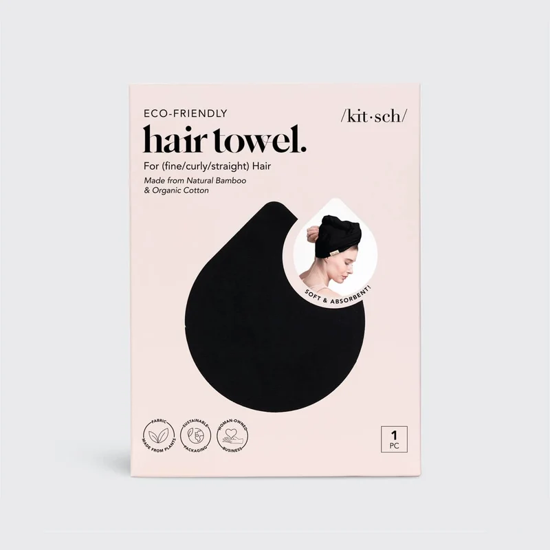 Serviette sèche-cheveux à séchage rapide