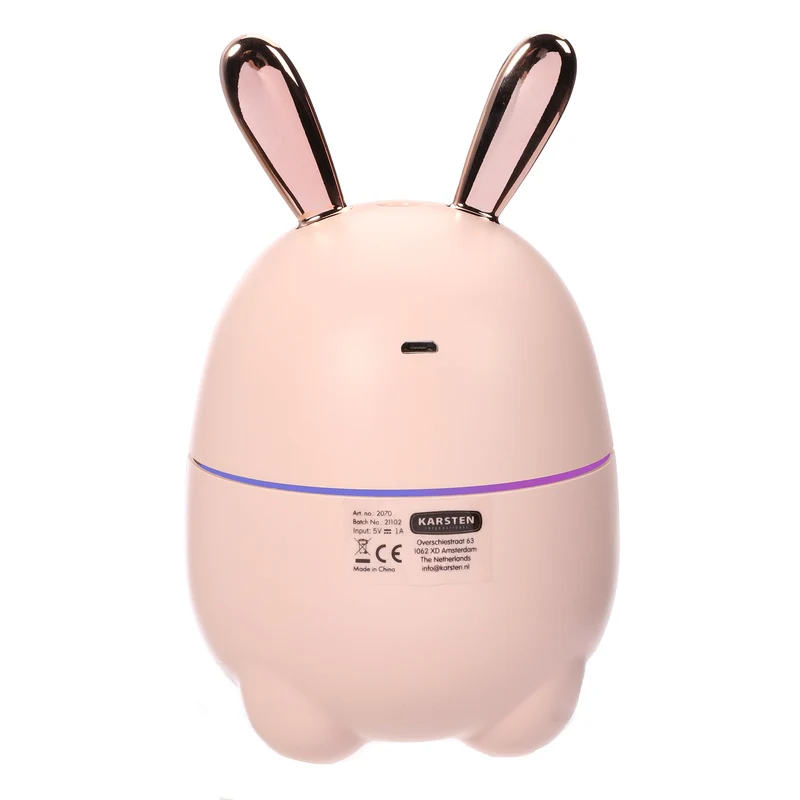 Humidificateur d'air et diffuseur d'huiles essentielles lapin