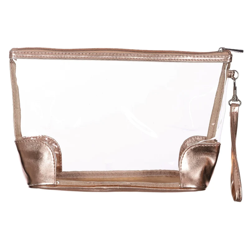 3 TROUSSES DE TOILETTE TRANSPARENTE FEMME TM