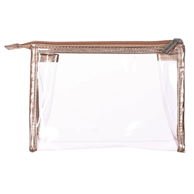 3 TROUSSES DE TOILETTE TRANSPARENTE FEMME TM