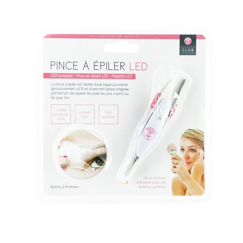 PINCE À EPILER LED