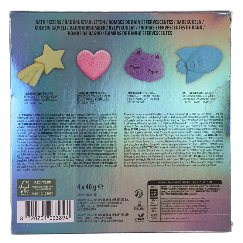Coffret boule de bain Cosmic vibes