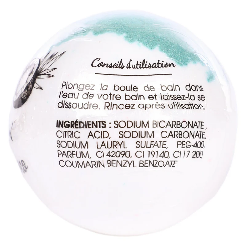 Bombe de bain à la noix de coco