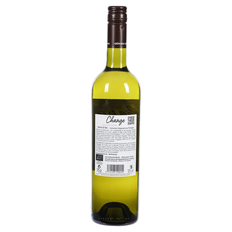 CHANGE SAUVIGNON 2020 12% BIO