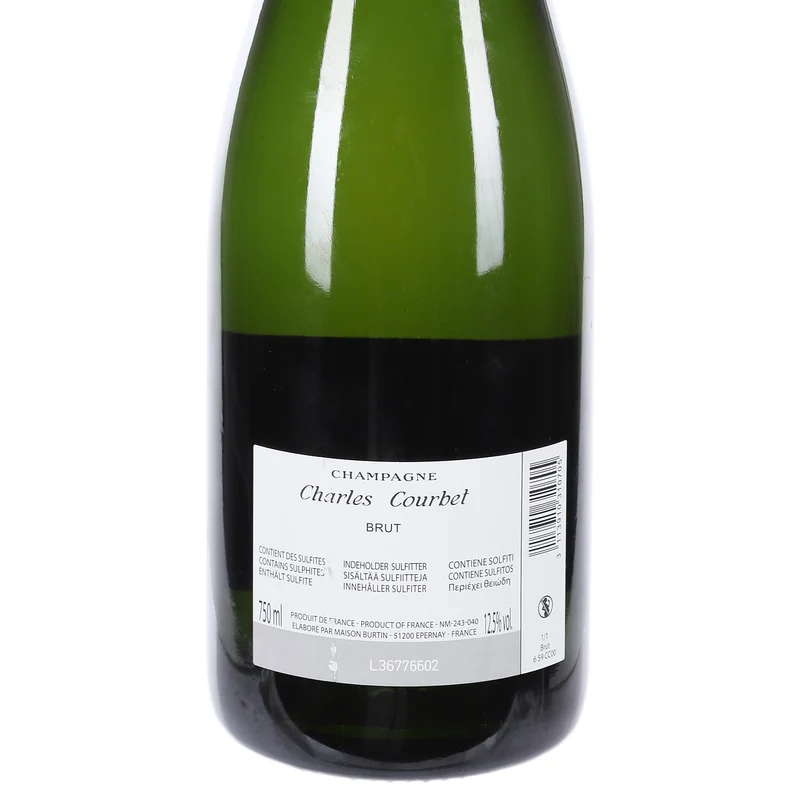 CHAMPAGNE CHARLES COURBET BRUT 12.5%