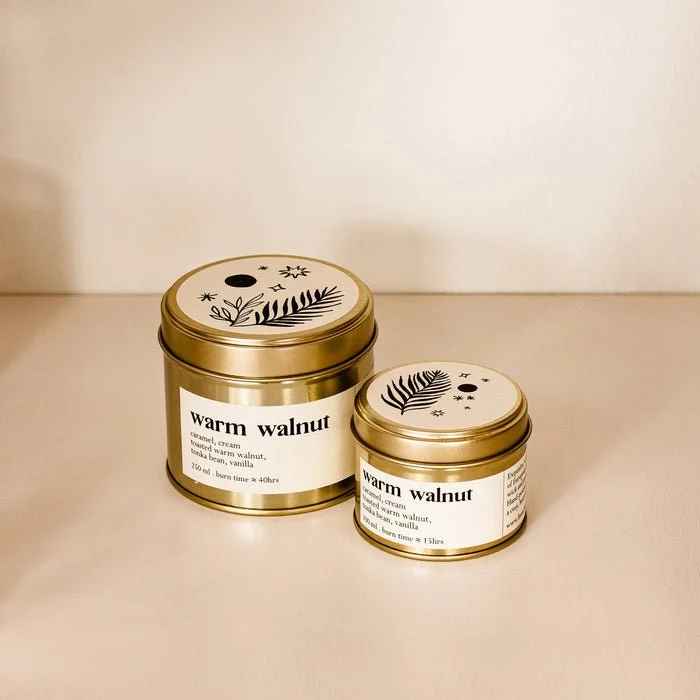 Warm Walnut Botanische Duftkerze Mit Holzdocht 250 ml