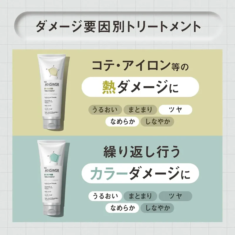 THE ANSWER EX Hydrating Hair Treatment for Daily Repair 220g