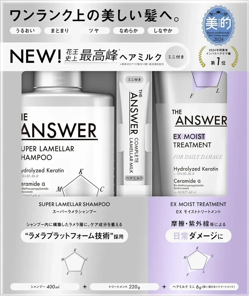THE ANSWER EX Hydrating Hair Treatment for Daily Repair 220g