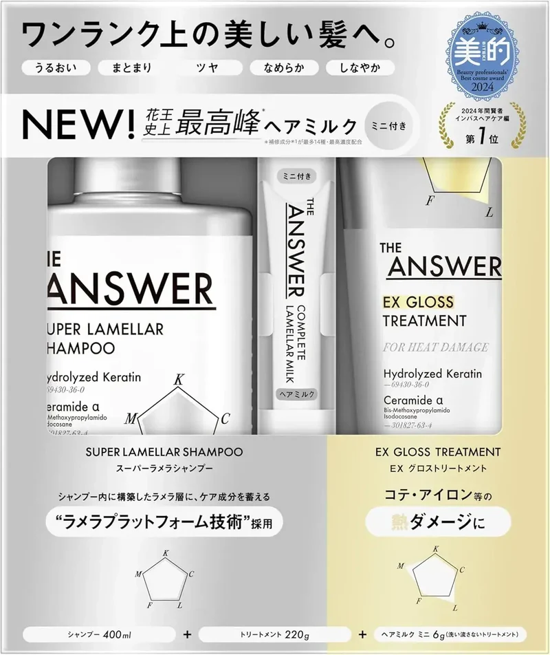 THE ANSWER EX Hydrating Hair Treatment for Daily Repair 220g