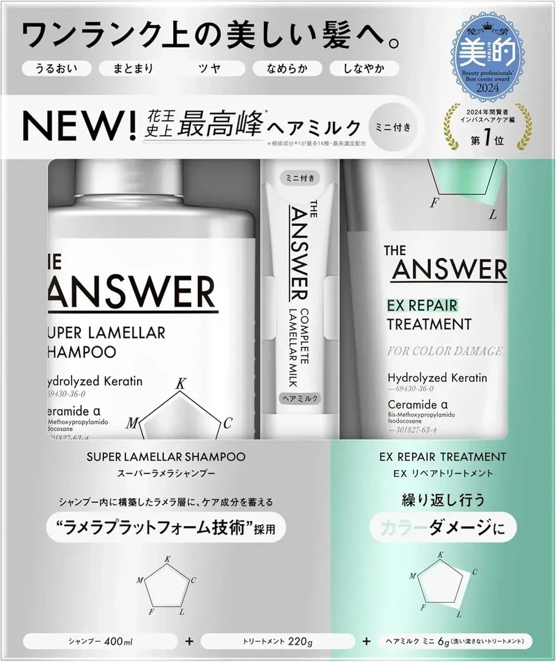 THE ANSWER EX Hydrating Hair Treatment for Daily Repair 220g