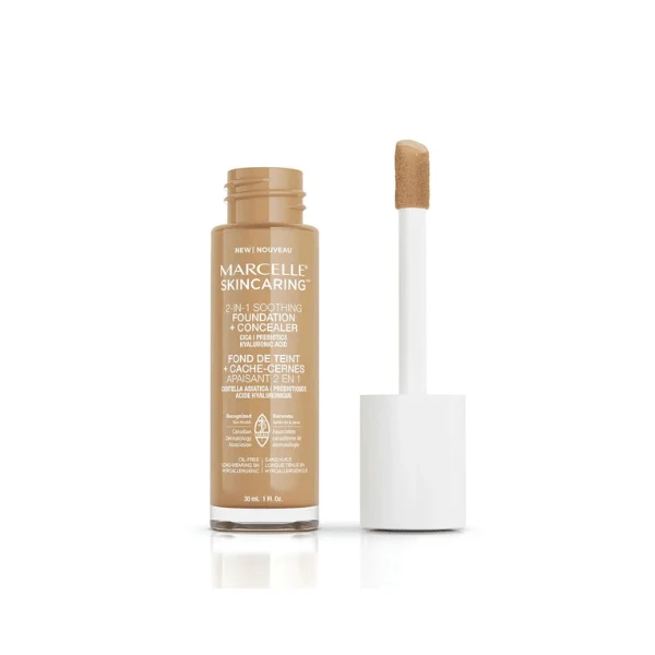 Fond de teint + Cache-cernes apaisant 2 en 1 Skincaring