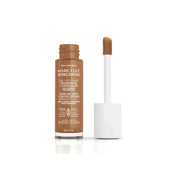 Fond de teint + Cache-cernes apaisant 2 en 1 Skincaring