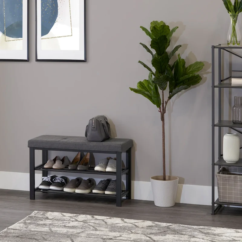 NEATFREAK - Banc de Rangement Coussiné pour Chaussures