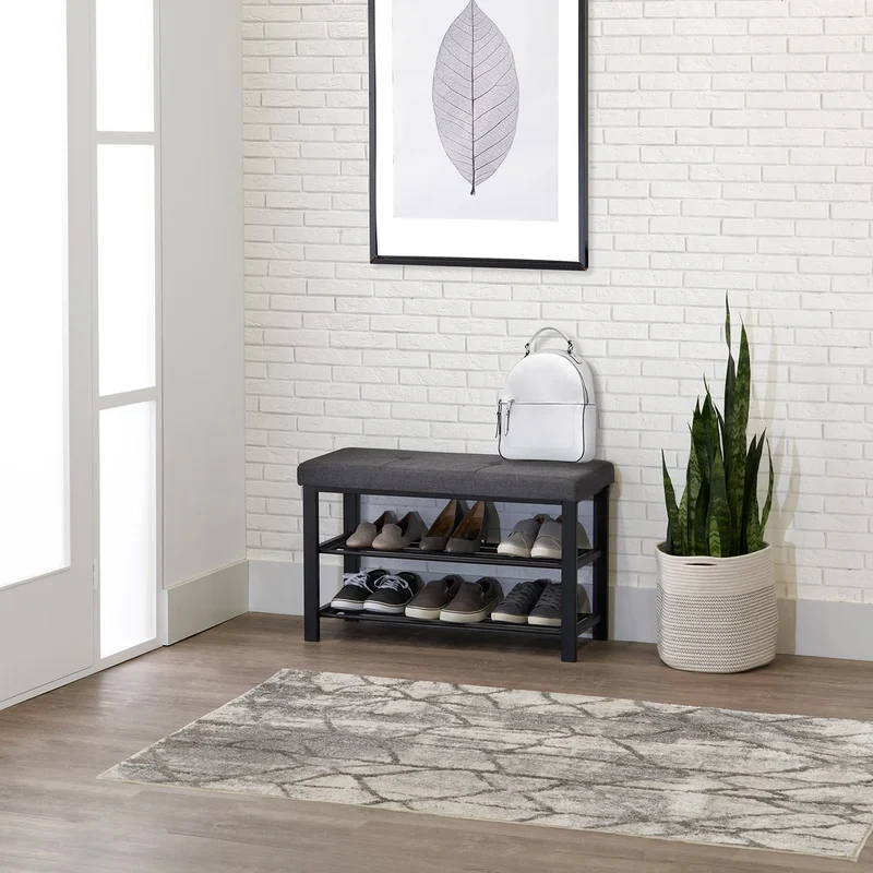 NEATFREAK - Banc de Rangement Coussiné pour Chaussures