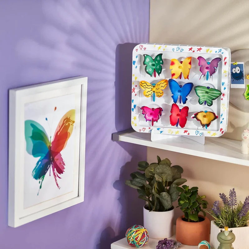 CRAYOLA - Trousse d'Expérience Scientifique Fleurs et Papillons de Papier Steam