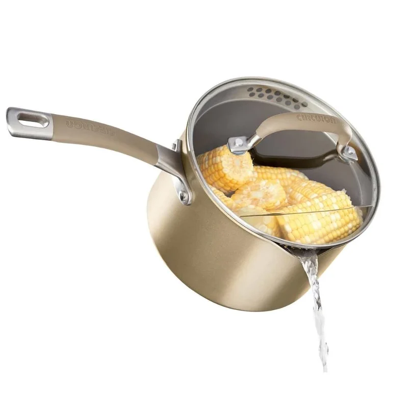CIRCULON - Batterie de Cuisine de 12 Pièces en Aluminium Anodisé