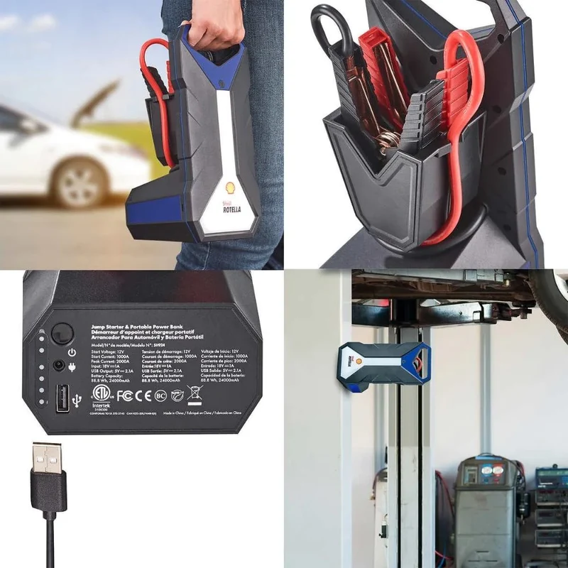 SHELL - Chargeur Portatif Démarreur d'Appoint SH924