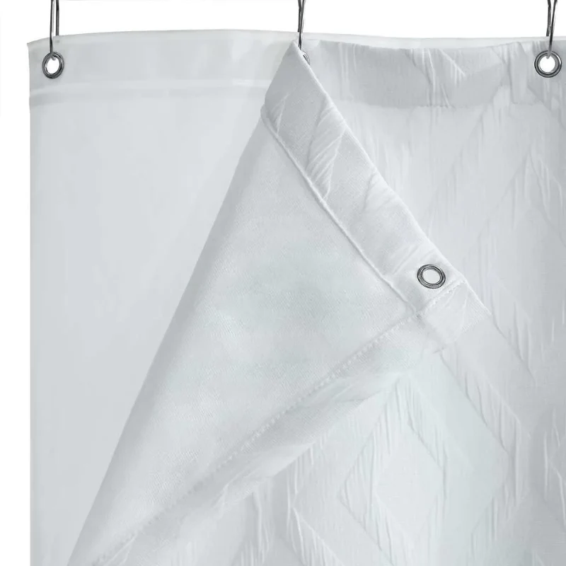 COUTURE BY COMMONWEALTH - Ensemble de Rideau de Douche Collection Spa
