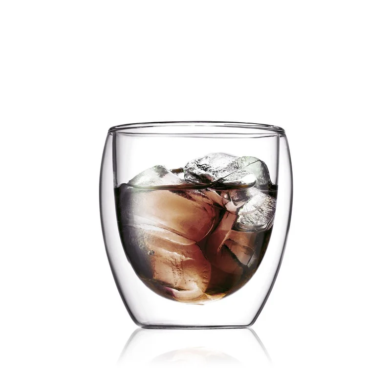 BODUM - 8 Verres Thermo à Double Paroi Pavina