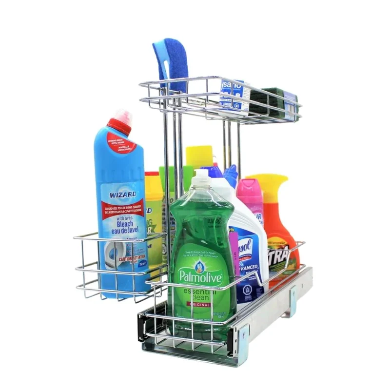 RICHELIEU - Panier Coulissant pour Produits de Nettoyage