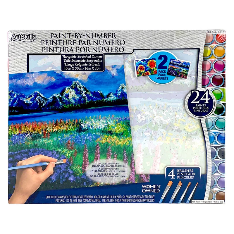 ARTSKILLS - Ensemble de 2 Peintures par Numéro