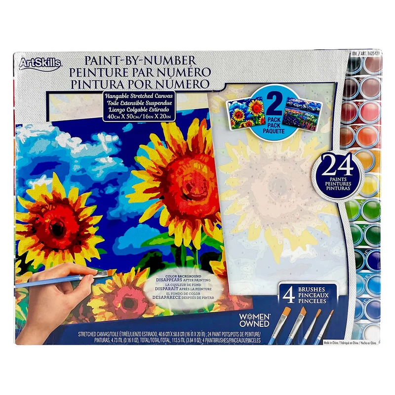 ARTSKILLS - Ensemble de 2 Peintures par Numéro
