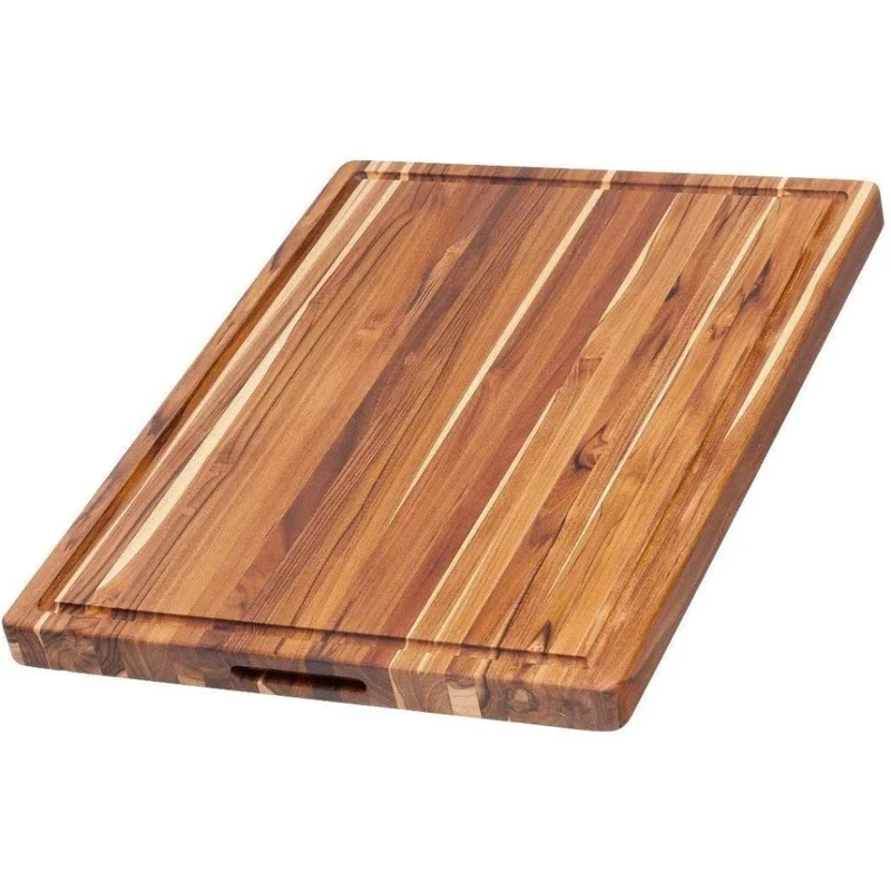TEAK HAUS - Planche à Découper en Teck de Première Qualité