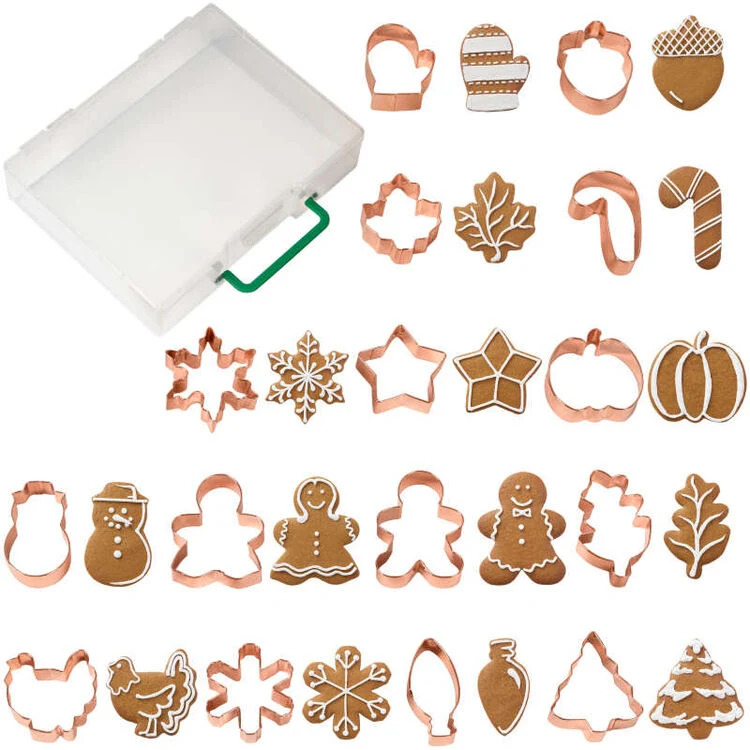 WILTON - Ensemble d'Emporte-Pièces pour Biscuits en Cuivre