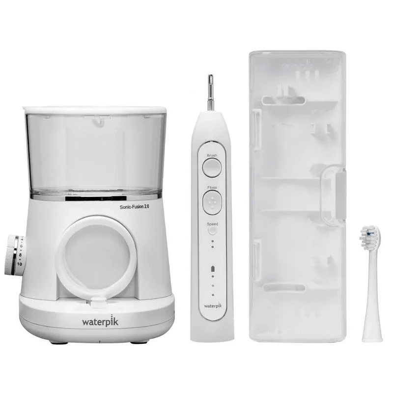 WATERPIK - Brosse à Dents à Hydropulsion Électrique Rechargeable Sonic-Fusion 2.0 *Boite Ouverte*