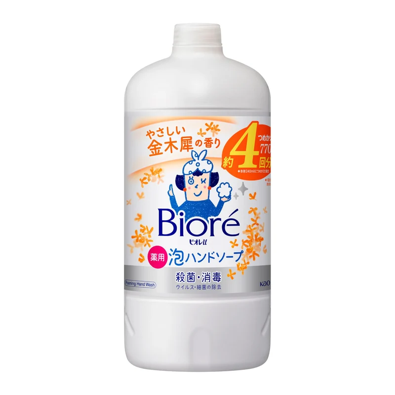 Biore U Foaming Hand Soap Refill Osmanthus Scent 770Ml Quasi-Drug