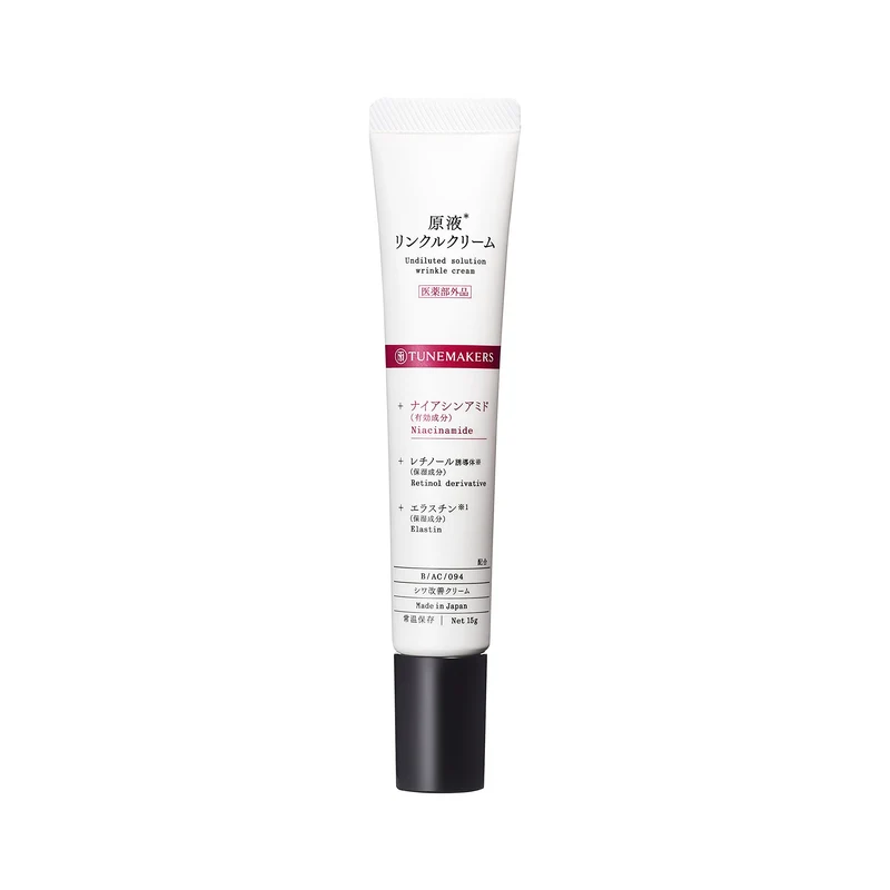 Tunemakers Niacinamide Wrinkle Cream 15G with Retinol and Elastin Formula