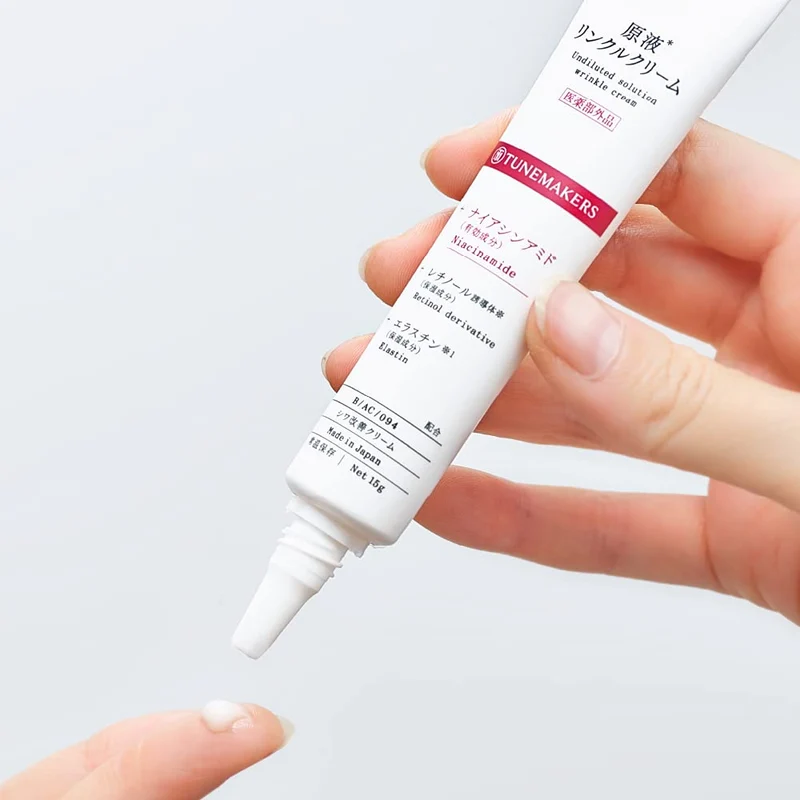 Tunemakers Niacinamide Wrinkle Cream 15G with Retinol and Elastin Formula