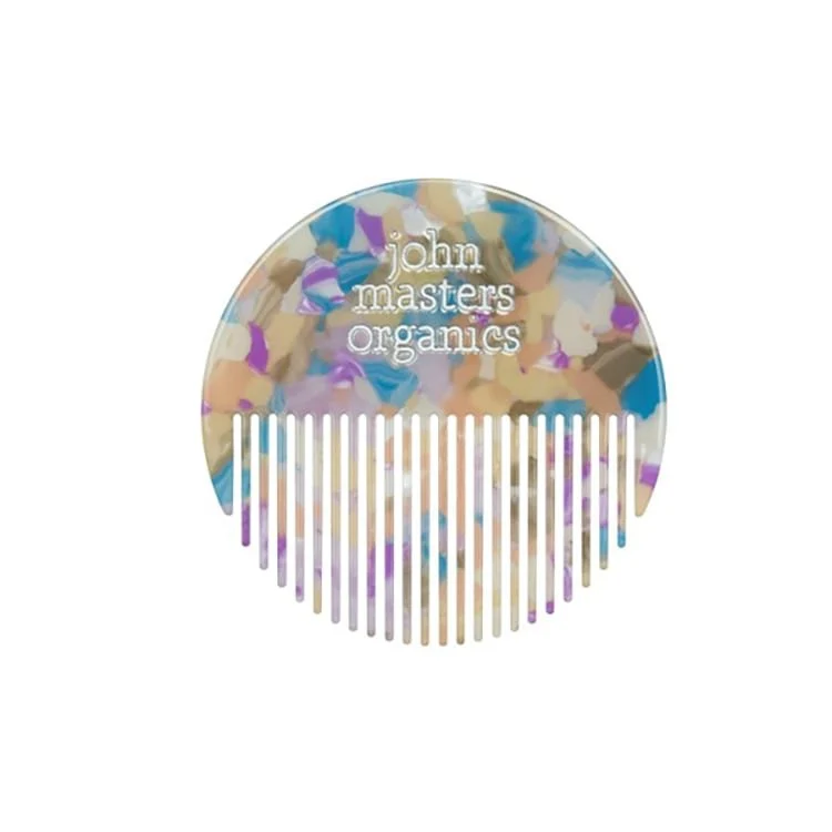 John Masters Organics Round Mini Comb Bloom