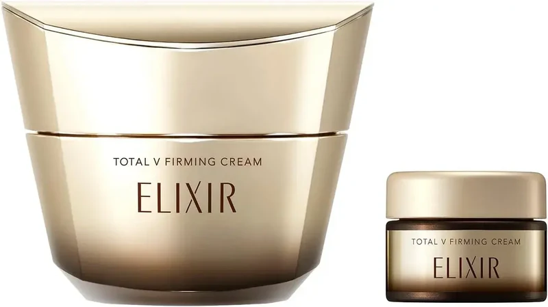 Elixir Anti-Aging Cream Set: Face & Eye Cream, Floral Scent