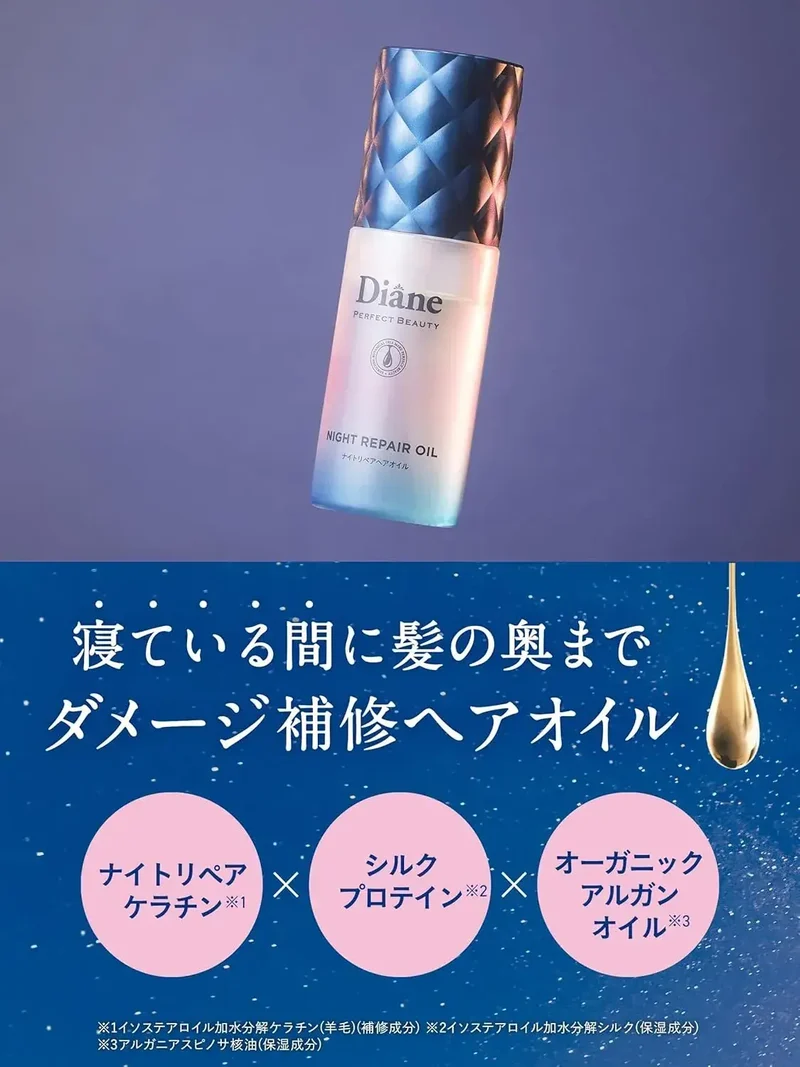Diane Perfect Beauty Midnight Berry Hair Oil Night Repair 60ml