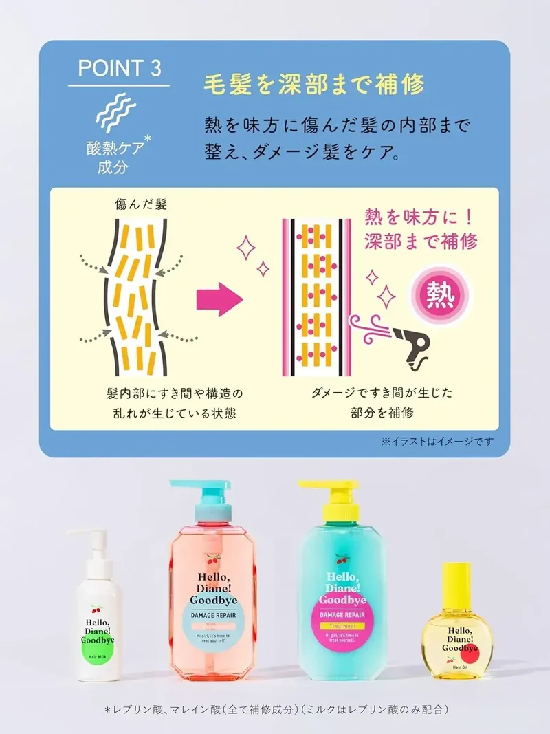 Diane Perfect Beauty High Damage Repair Shampoo & Treatment Set