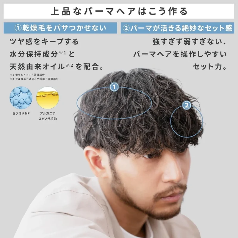 Retouch Wave Wax for Men's Curly Hair Styling 3.2 oz (90g)